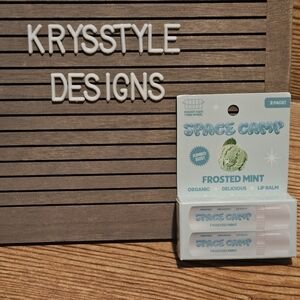 Space Camp Jumbo Lip Balm Frosted Mint Organic